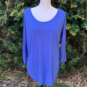 Tresics Size M Solid Relaxed Long Sleeve Shirt Gym